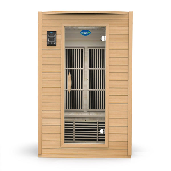 2-Person Carbon Infrared Sauna – Canadian Hemlock | 1700W