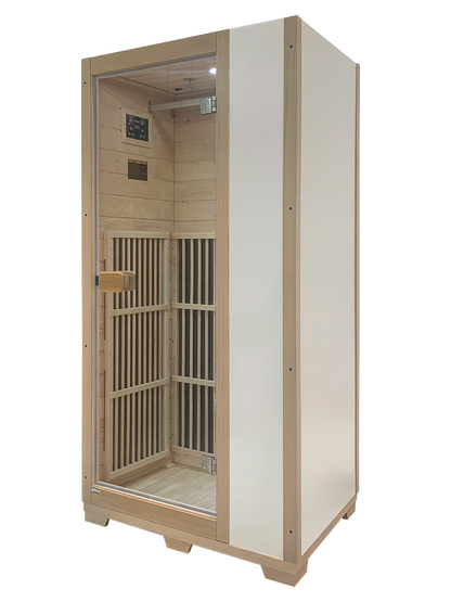 Blisspod Vienna 1-Person Far Infrared Sauna – Canadian Hemlock, Very Low EMF