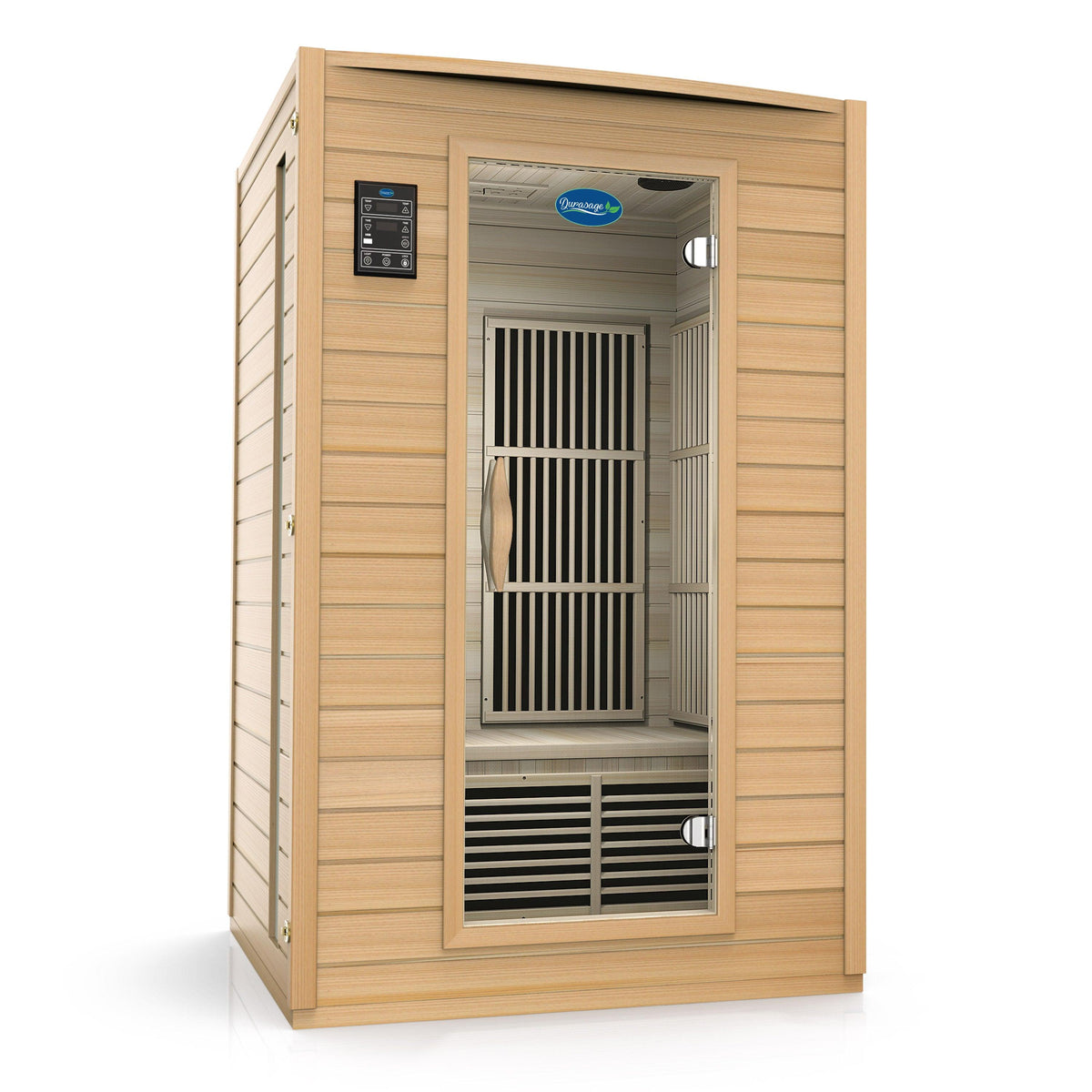 2-Person Carbon Infrared Sauna – Canadian Hemlock | 1700W