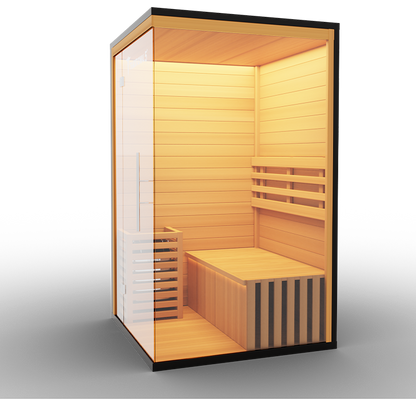 Traditional 5 Steam Sauna for 1 Person – Hemlock Wood
