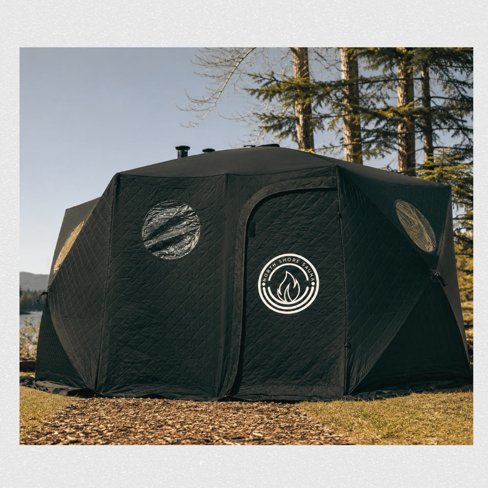 Dome 8-Person Portable Wood-Fired Sauna Tent
