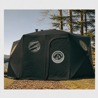 Dome 8-Person Portable Wood-Fired Sauna Tent