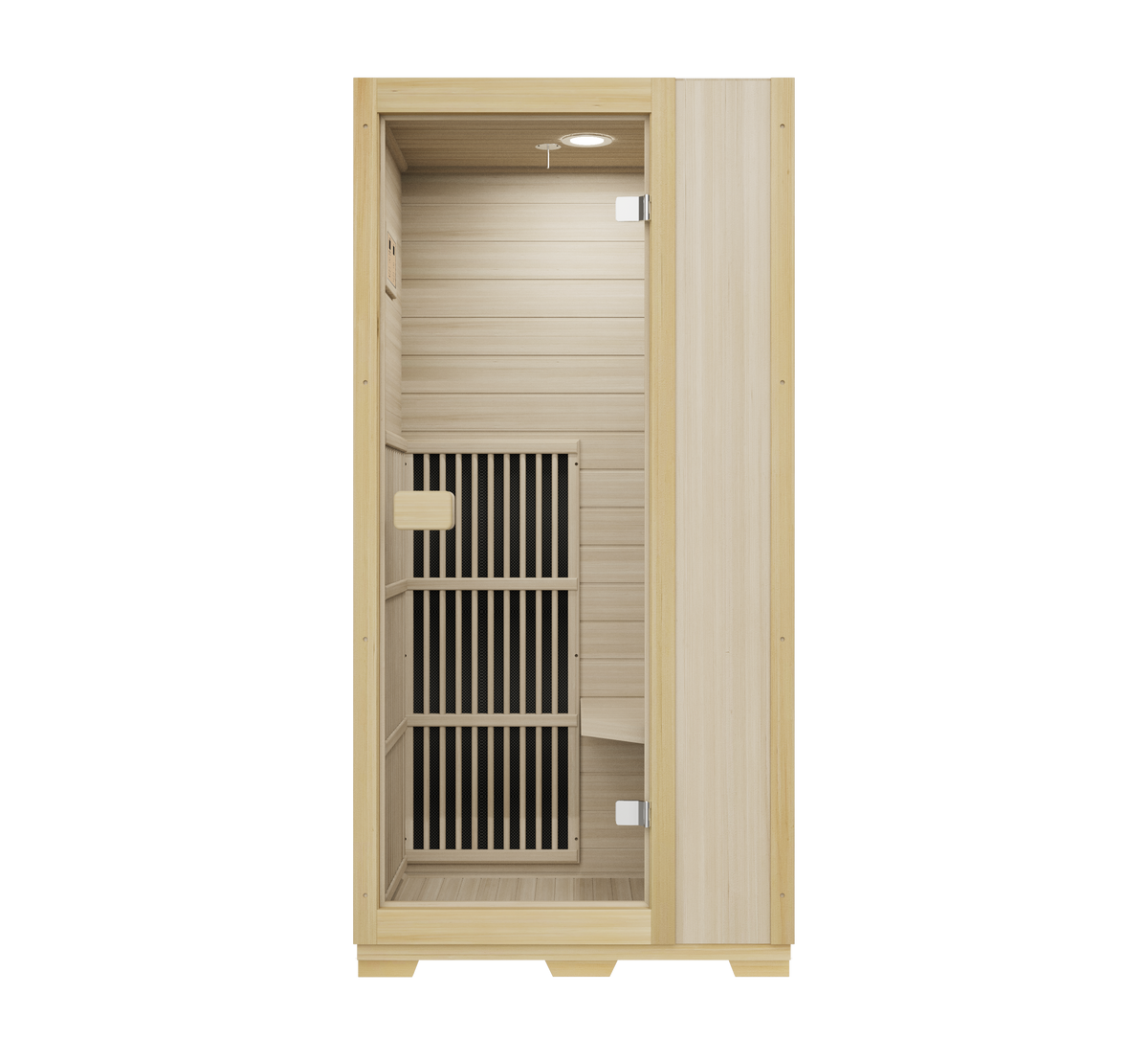 Blisspod Vienna 1-Person Far Infrared Sauna – Canadian Hemlock, Very Low EMF