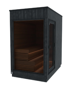 ThermaSol Nordic Misty Outdoor Sauna – Dark Nordic Spruce