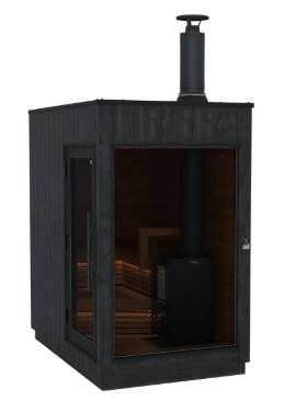 ThermaSol Nordic Misty Outdoor Sauna – Dark Nordic Spruce