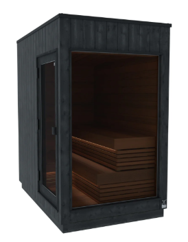ThermaSol Nordic Misty Outdoor Sauna – Dark Nordic Spruce