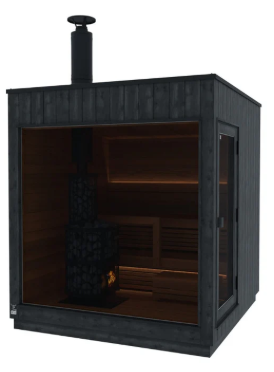 ThermaSol Nordic Misty Outdoor Sauna – Dark Nordic Spruce