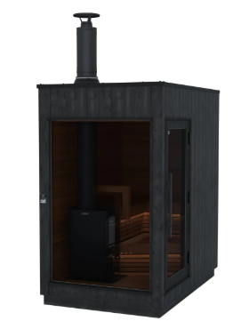 ThermaSol Nordic Misty Outdoor Sauna – Dark Nordic Spruce