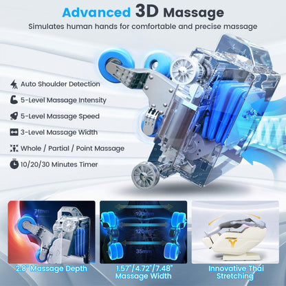 Therapy 36 3D SL-Track Full-Body Massage Chair