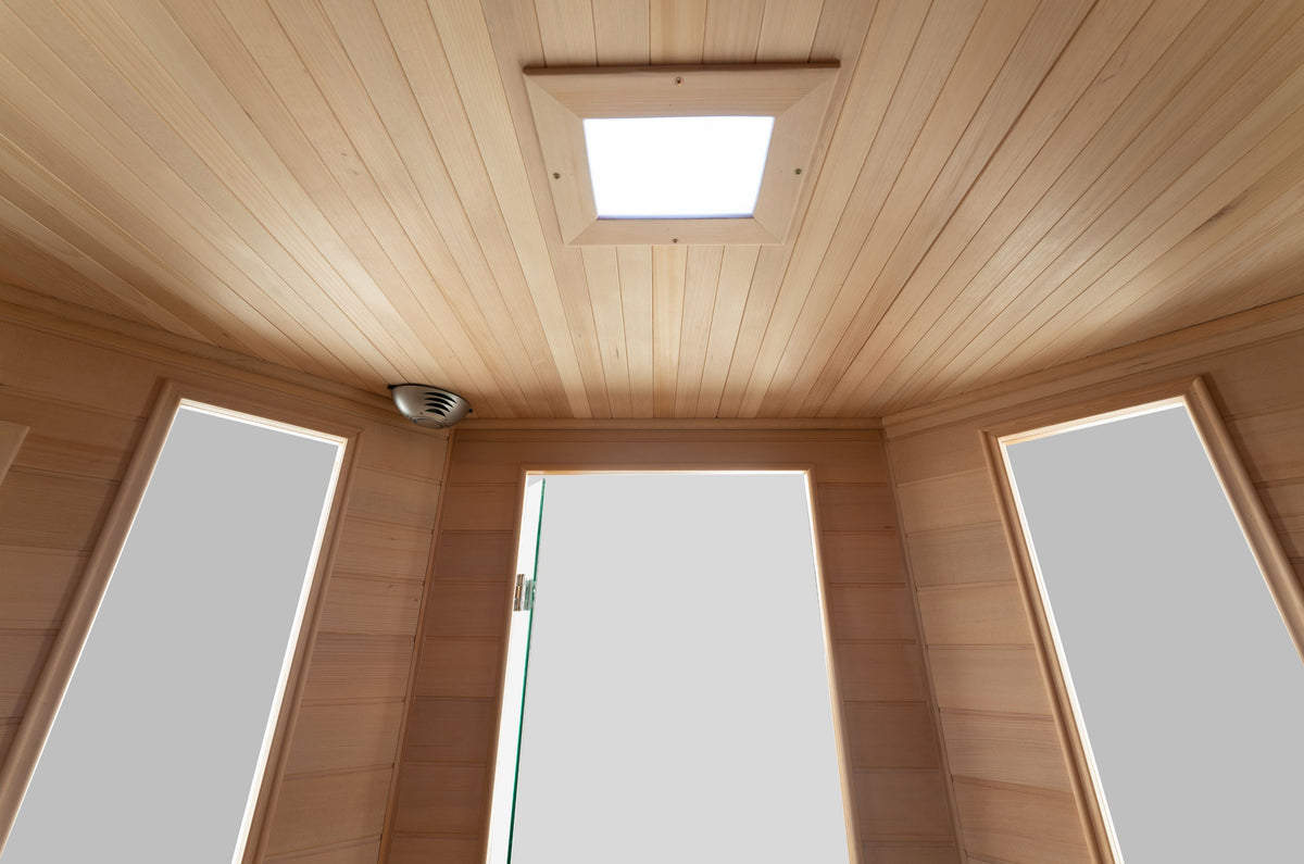 Blisspod Vienna 4–5 Person Far Infrared Corner Sauna – 12 Heaters