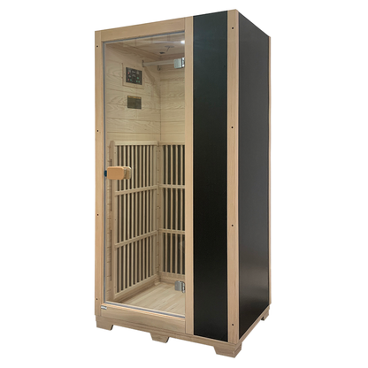 Blisspod Vienna 1-Person Far Infrared Sauna – Canadian Hemlock, Very Low EMF