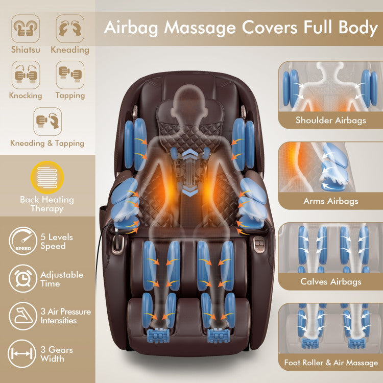 Zero Gravity SL-Track Full-Body Massage Chair with Yoga S