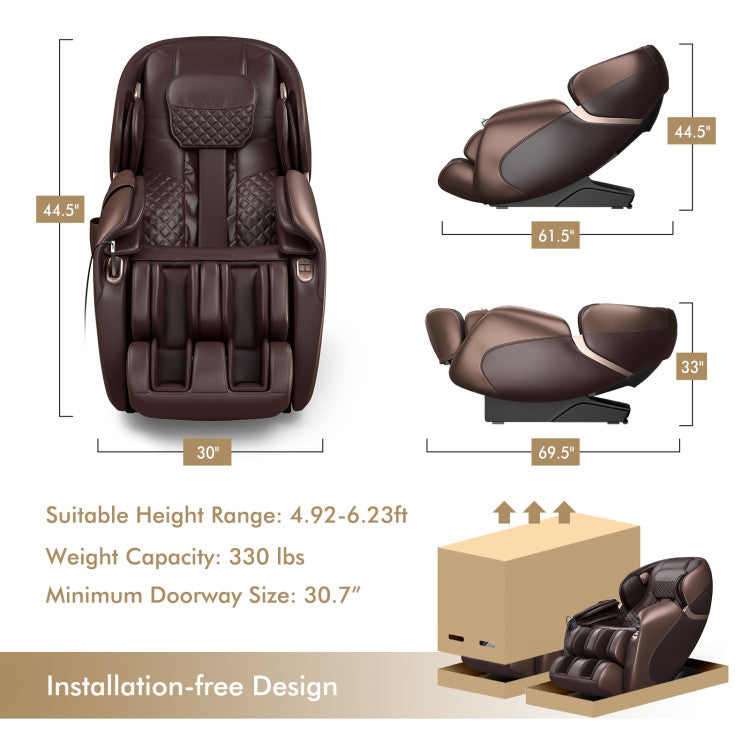 Zero Gravity SL-Track Full-Body Massage Chair with Yoga S