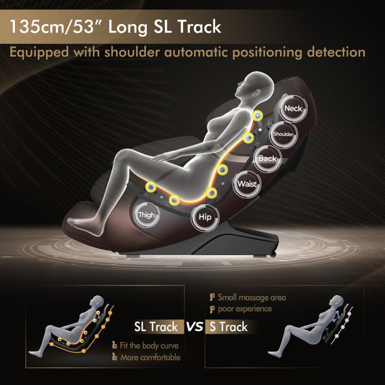Zero Gravity SL-Track Full-Body Massage Chair with Yoga S