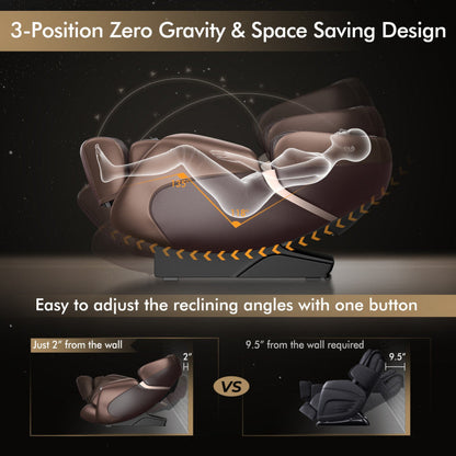 Zero Gravity SL-Track Full-Body Massage Chair with Yoga S