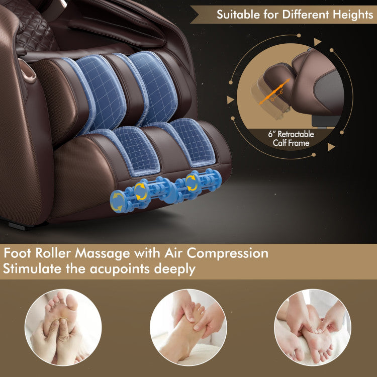 Zero Gravity SL-Track Full-Body Massage Chair with Yoga S