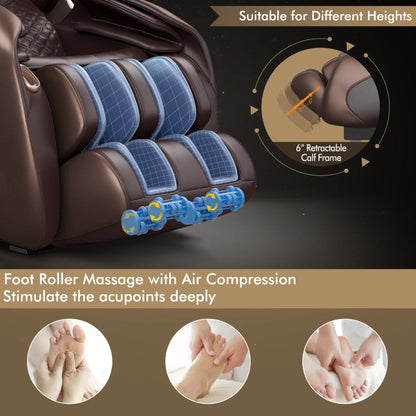 Zero Gravity SL-Track Full-Body Massage Chair with Yoga S