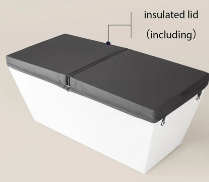 Acrylic Cold Plunge Pool with Integrated Chiller & Heater
