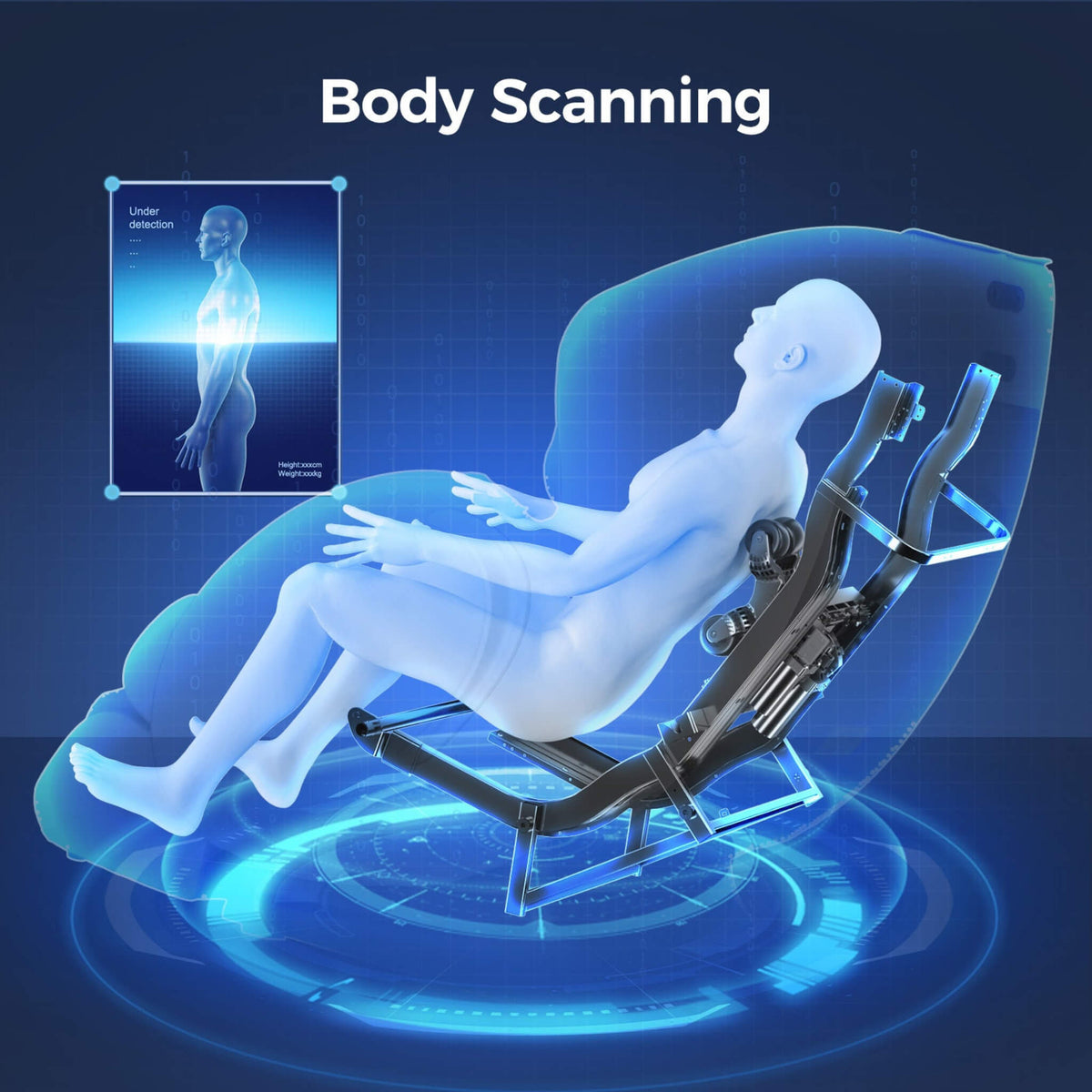 Bosscare 3D Zero-Gravity Full-Body Massage Chair with App