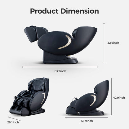 Bosscare 3D Zero-Gravity Full-Body Massage Chair with App