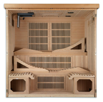 Dynamic Monaco 6-Person Ultra Low EMF FAR Infrared Sauna