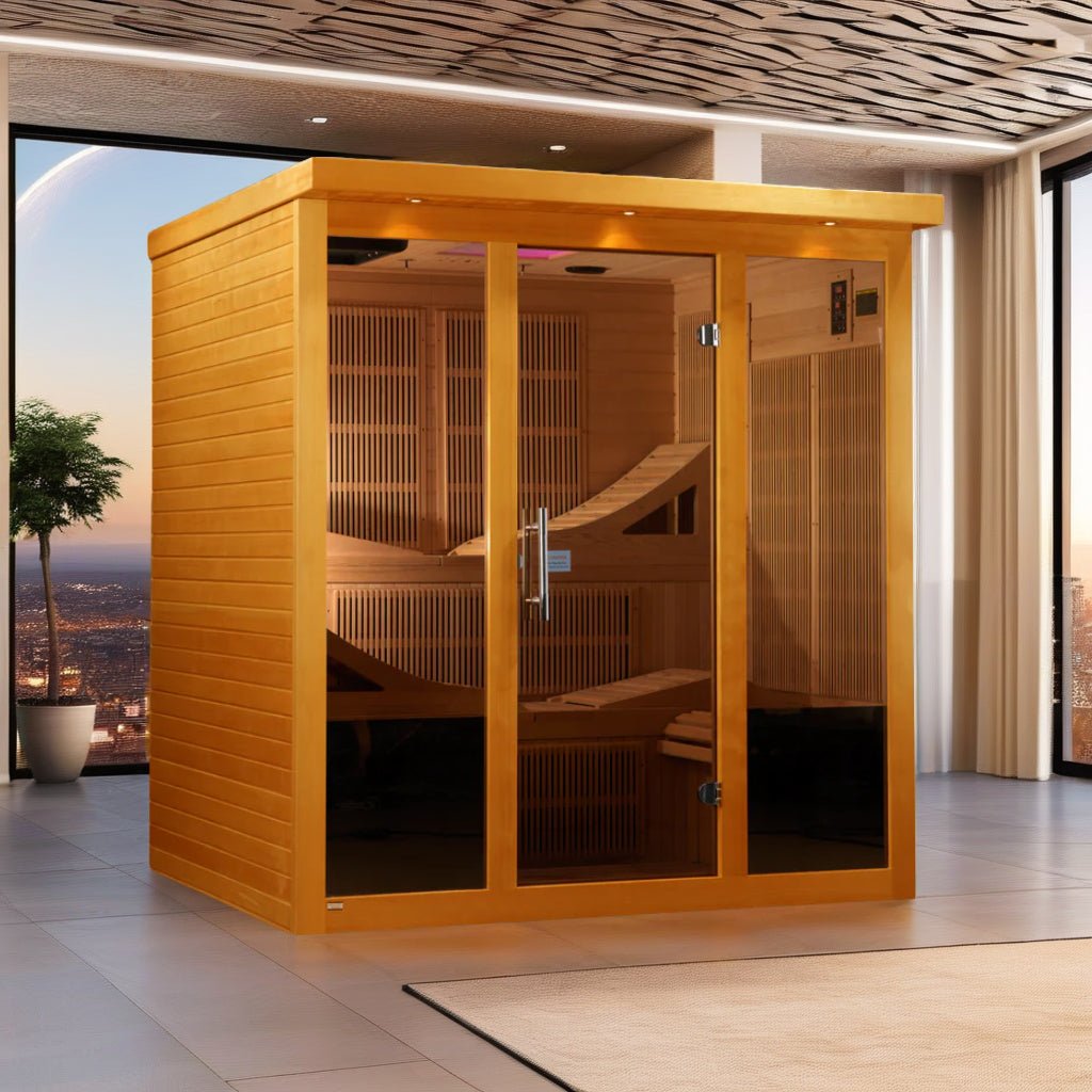 Dynamic Monaco 6-Person Ultra Low EMF FAR Infrared Sauna