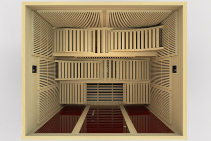 Dynamic Monaco 6-Person Ultra Low EMF FAR Infrared Sauna