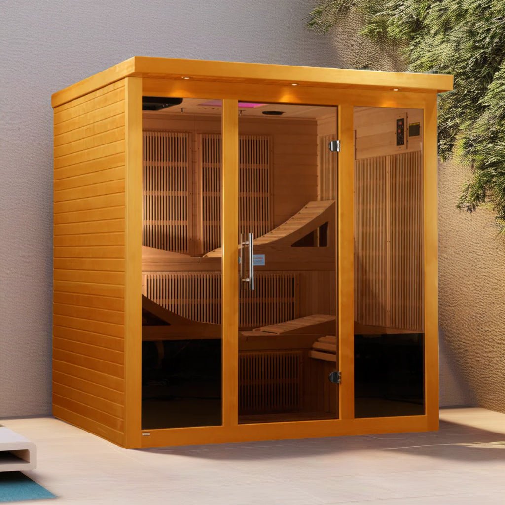 Dynamic Monaco 6-Person Ultra Low EMF FAR Infrared Sauna