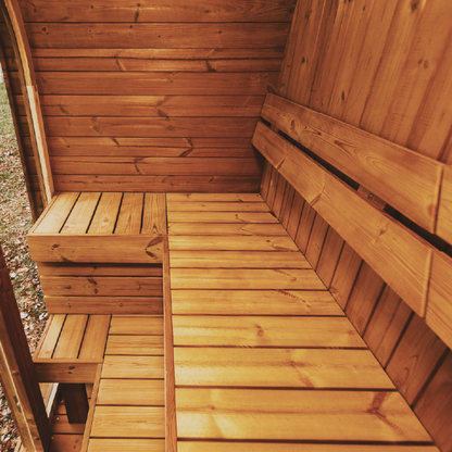 Mande MW20 Outdoor ThermoWood Sauna – Premium Backyard Relaxation by Patio Elegance