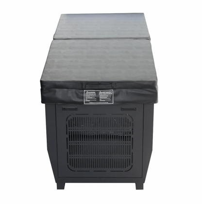 Stainless Steel Cold Plunge with Integrated Chiller – Cedar Exterior